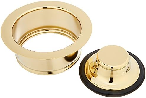 Keeney K5417DSPB Garbage Disposal Flange and Stopper, Polished Brass by Unknown