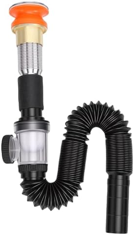 Bathroom Sink Drain Kit PP and Stainless Steel P Trap Tubing 1 1 4 2 2 Inch - Image 3