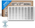 Fits 32x16 Duct Opening | Steel Return Air Grille by Handua | Vent Cover Grill by Handua