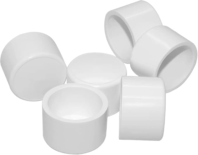 1Inch PVC Pipe End Cap Fitting, Furniture Grade - Image 4