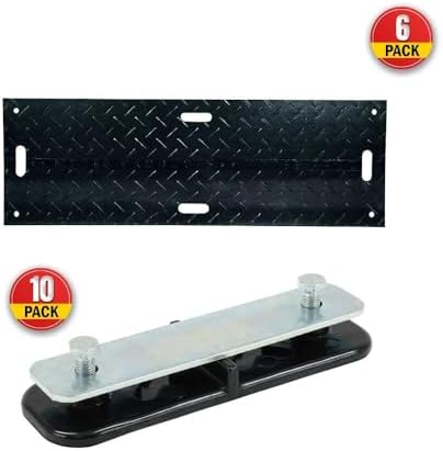 Mytee Products 4' x 8' Ground Protection Mats Kit w/ 10 Pcs Single Connectors - Image 2