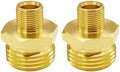 Lovegarden 2PCS 3/8 Compression Male x 3/4" GHT Male Reducer Tube Fitting by Lovegarden
