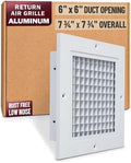 Fits 6x6 Duct Opening | Aluminum Eggcrate Return Air Grille | Low Noise & High by Handua