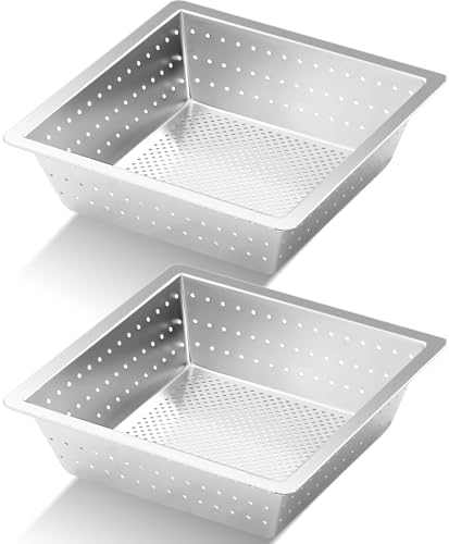 Tuanse 2 Pcs 10 x 10 x 3'' Stainless Steel Commercial Floor Drain Strainer by Tuanse