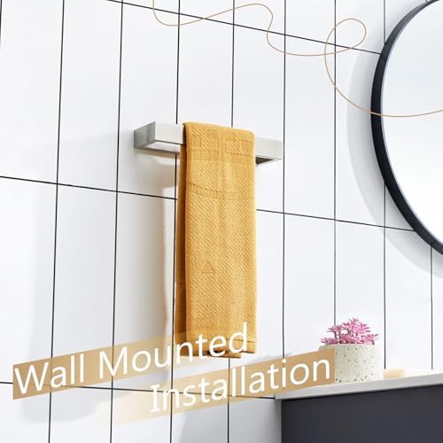 KOKOSIRI Towel Ring Brushed Nickel Hand Towel Hanger Holder 9-Inch Kitchen Rack - Image 6