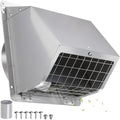 6 Inch Wall Vent Cover Dryer Vent Cover Outside, 304 Stainless Steel Exhaust by JYINCPED