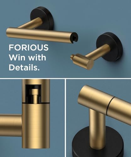 FORIOUS Commercial Toilet Paper Holder Wall Mount Bathroom Tissue Holder - Image 5