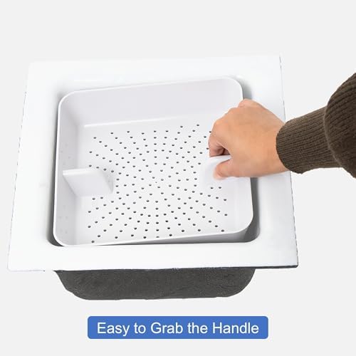 GSW FS-PB ABS Plastic Floor Sink Drain Strainer Drop-In Basket, Catch Food - Image 5