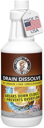 HVAC Guys Drain Dissolve | AC Drain Line Cleaner & Unclogger | Heat Generating by LeakSaver