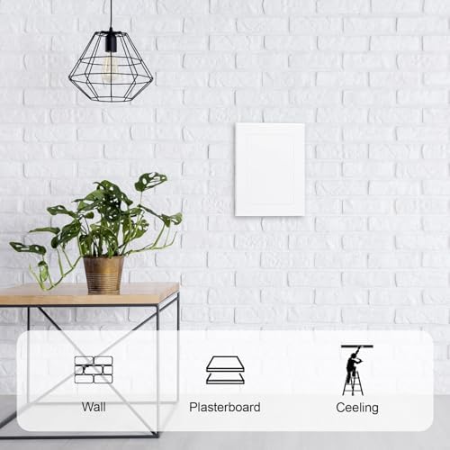 2Pcs Self Adhesive Access Door Panels, 4 x 6 inch Surface-Mounted Wall Hole - Image 3