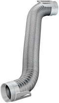 Deflecto Dryer to Vent Hookup Kit, Semi-Rigid Flexible Aluminum Duct 4 inch by Deflecto