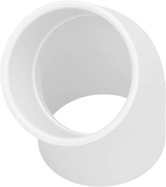 3" 45 Degree PVC Elbow Pipe Fitting Connector Furniture Build Grade SCH40 3 - Image 3