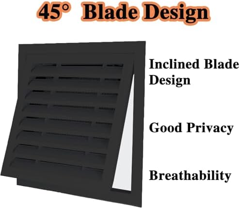 Black Return Air Grille 16x38in - Image 4