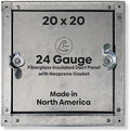 Best 20" x 20" Self-Stick Duct Access Door – 1" Fiberglass Insulated Steel HVAC by BestAccessDoors