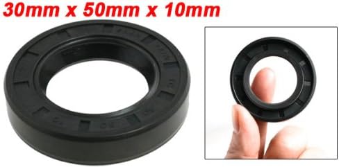 uxcell Spring Loaded Metric Rotary Shaft TC Oil Seal Double Lip 30x50x10mm - Image 3