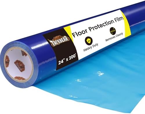 TAPEBEAR Floor Protection Film 24" x 200' Floor Cover 400 Sq.Ft by TAPEBEAR