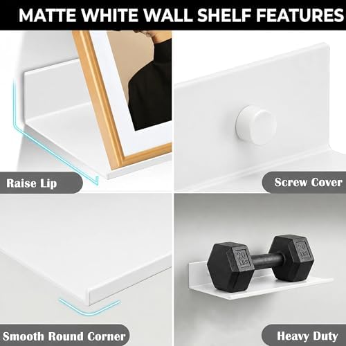 Z metnal Small Wall Shelves, Mini Display Metal Lack Floating Shelf - Image 4