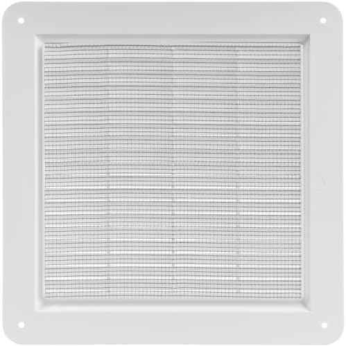 Vent Systems 10" x 10" Inch White Plastic Vent Cover - Image 6