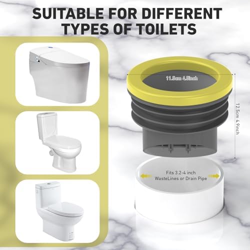 2pcs Toilet Flanges Wax Rings - Image 2
