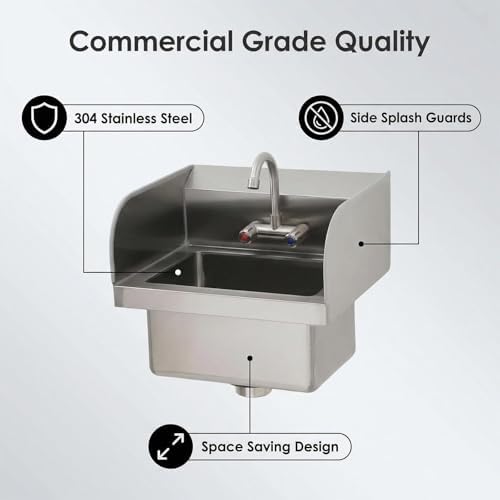Commercial Stainless Steel Hand Sink - Image 4