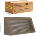 Fits 14x6 Duct Opening | Steel Triangular Baseboard Return Air Grille by Handua by Handua