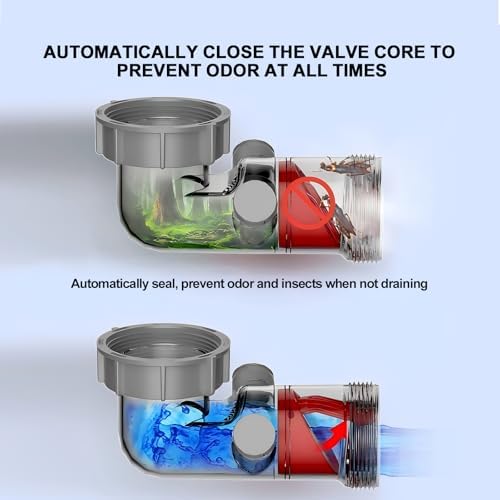 Single Sink Kitchen Sink Drain Kit Space Saving Flexible Drain Pipe Flexible - Image 4