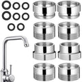 OSALADI Faucet Adapter Kit 8 Pcs Male to Female Faucet Adapter by OSALADI