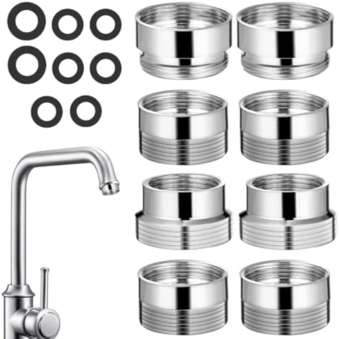 OSALADI Faucet Adapter Kit 8 Pcs Male to Female Faucet Adapter by OSALADI