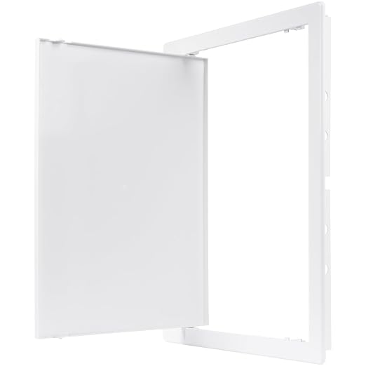 12" x 16" White ABS Plastic Plumbing Access Panel - Image 7