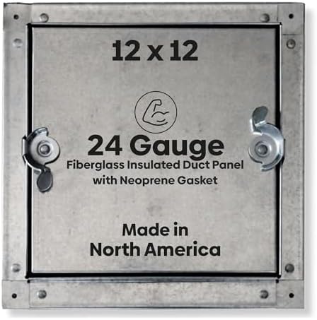 Best 12" x 12" Self-Stick Duct Access Door – 1" Fiberglass Insulated Steel HVAC by BestAccessDoors