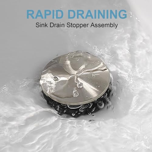 15/8" Bathroom Faucet Vessel Vanity Sink Pop up Drain Stopper Plug - Image 4
