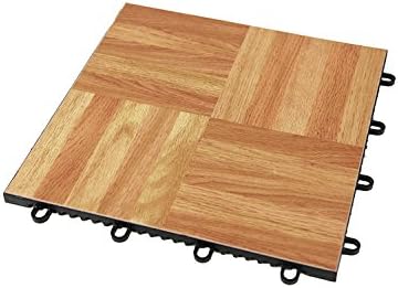Flooring Inc's 3/8" Thick Interlocking Lightweight Plastic Practice Dance Floor by IncStores