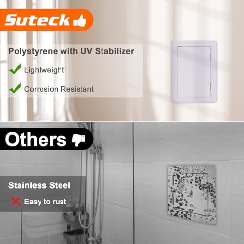 Suteck Plastic Access Panel for Drywall & Ceiling 6 x 9 Inch - Image 3
