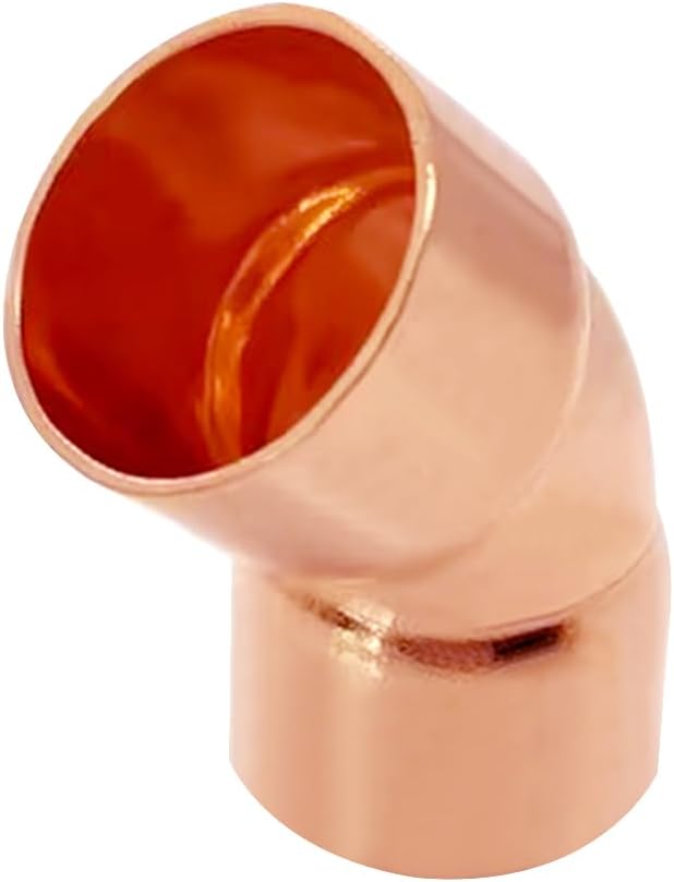 10 Pack 3/4" C x C Copper 45 Degree Elbow, Sweat Solder Pipe Fitting | Premium - Image 4