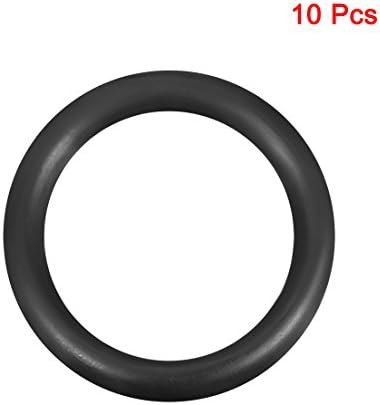 uxcell Nitrile Rubber O-Rings 42mm OD 32mm ID 5mm Width, Metric Sealing Gasket - Image 2