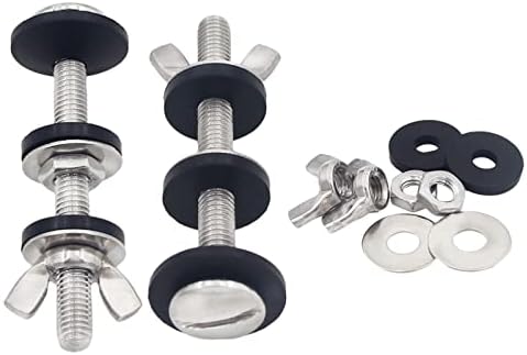 Universal Toilet Tank To Bowl Gasket, 2 Kind Gasket and 2 Sets 5/16*3.15 inch - Image 3