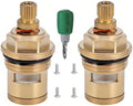 Brass Faucet Cartridge Replacement Kit M20 x 1.5 Ceramic Valve Pair by Unknown