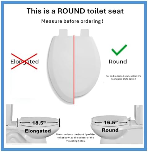 2Q1R6-30 Builder Grade Slow Close Plastic Toilet Seat - Image 2