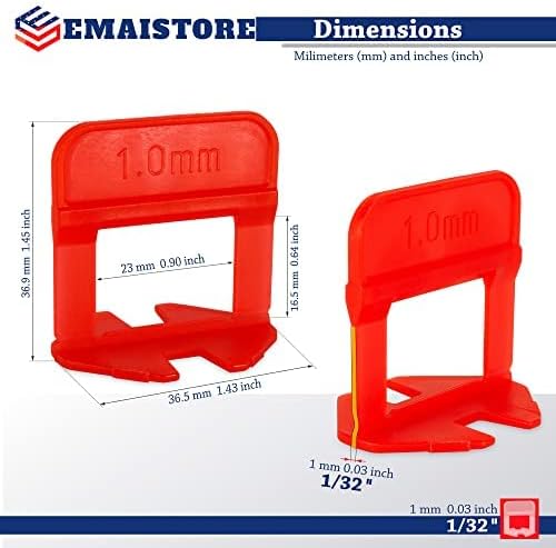 Tile Leveling System – 2000 Tile Spacers – Compatible - Image 3
