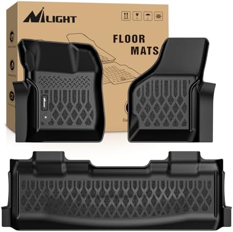 Nilight TPE Floor Mats for Ford F250 F350 F450 Super Duty Crew Cab by Nilight