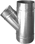 9" x 8" x 5" T-Wye HVAC Duct Fitting, 26 Gauge Galvanized Steel Round Duct by DuctOutlet