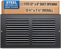 Fits 12x6 Duct Opening | Steel Return Air Grille by Handua | Vent Cover Grill by Handua