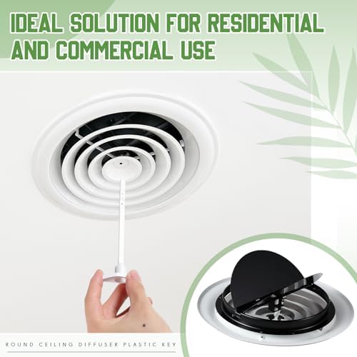 Therwen 1 Set 10 Inch Round Ceiling Diffuser Vent Cover - Image 5