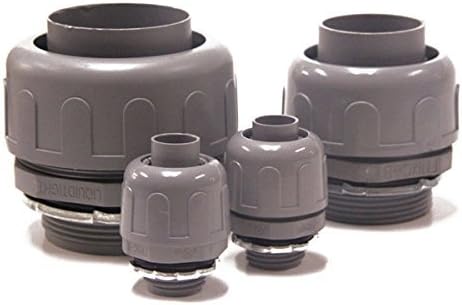 1-Inch Non-metallic Liquid Tight Straight Electrical Conduit Connector Fitting - Image 2