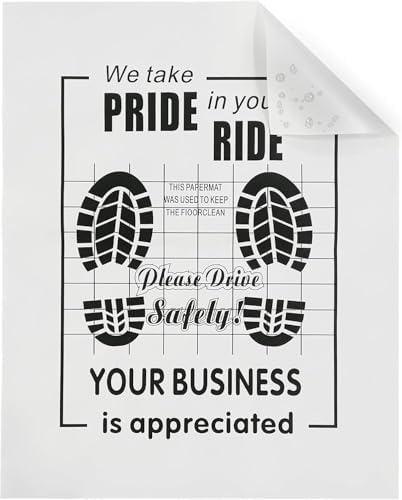 200Pcs Disposable Paper Floor Mats by BECBOLDF