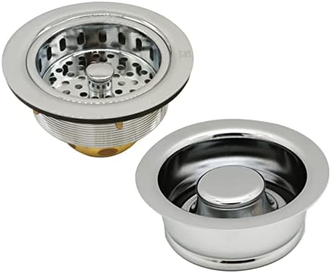 Westbrass D2165-05 4-1/4" OD Post Style Large Kitchen Basket Strainer by Westbrass