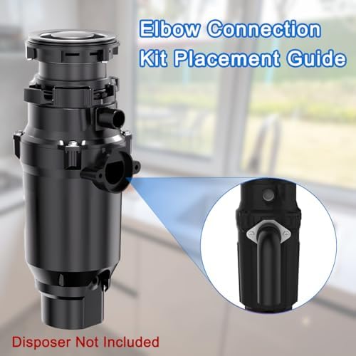 YuCool Garbage Disposal Drain Elbow Replacement Kit, Includes 1.5" Elbow - Image 4