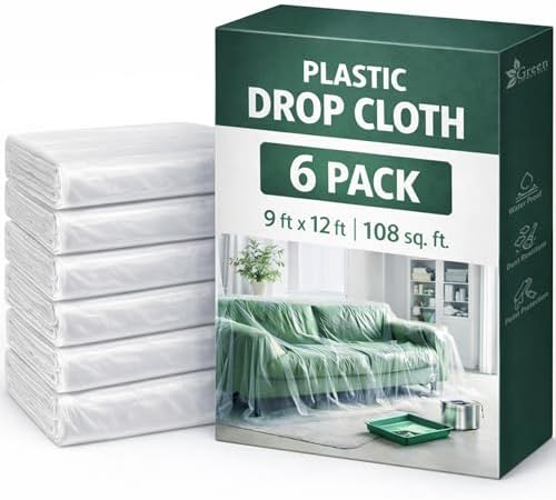 GREEN LIFESTYLE Plastic Drop Cloths by GreenLifeStyle