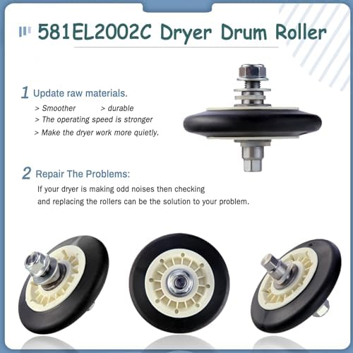 Upgraded Dryer Rollers Kit Compatible - Image 3