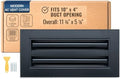 Fits 10x4 Duct Opening, Modern AC Vent Cover, Linear Slot Diffuser by Handua